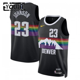Maillot Enfant Denver Nuggets Cameron Johnson 2025-26 Nike City Edition Noir Swingman